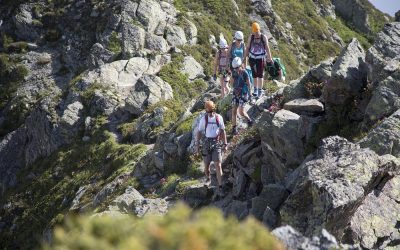 Klettersteig-Klettern