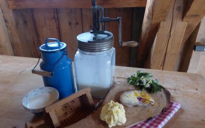 Buttern auf der Alpe