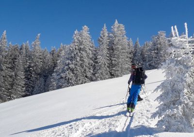 Skitouren Bregenzer Wald Aufsteig Koppachstein 2019