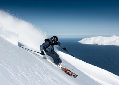 Skitouren auf der Insel Seiland in Norwegen